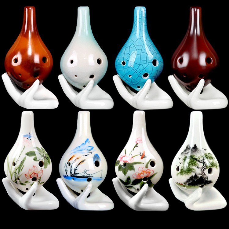 Xianjie 6-hole Ocarina ผู้เริ่มต้นสำหรับผู้เริ่มต้นหก -12 กลางโทน C-tuning นักเรียนโรงเรียนประถมศึก