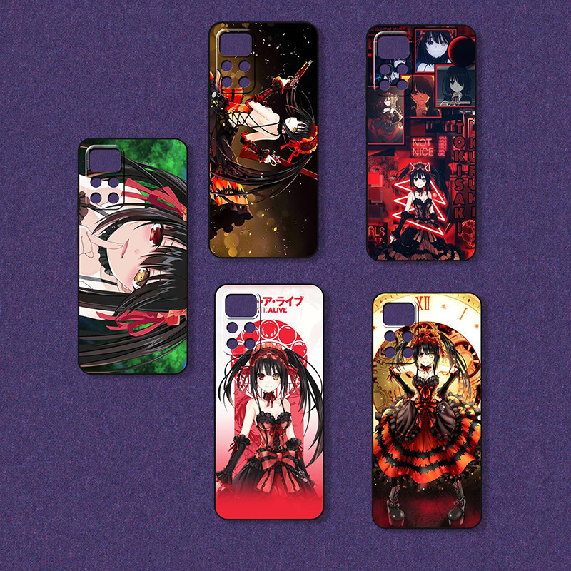 ฝาครอบป้องกันการตกสําหรับ Xiaomi Redmi Note 9A 9C 9i 9 Pro Max วันที่ a live kurumi เคสโทรศัพท์สีดํา