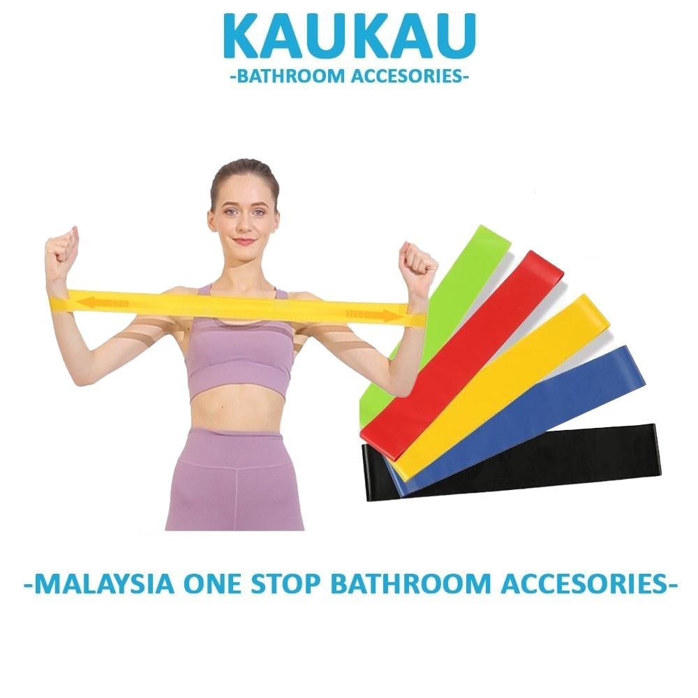 KAUKAU ยืดหยุ่นความต้านทาน Band Hip Circle Gym การออกกําลังกาย Latex ลื่นโยคะ Band Squat Pull Band ส