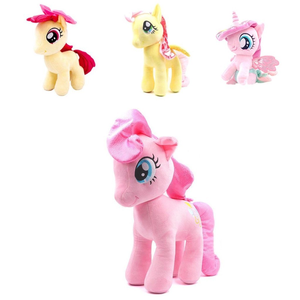 ตุ๊กตายัดนุ่น Little My Pony Twilight Sparkle Pinkie Pie ของเล่นสําหรับเด็ก