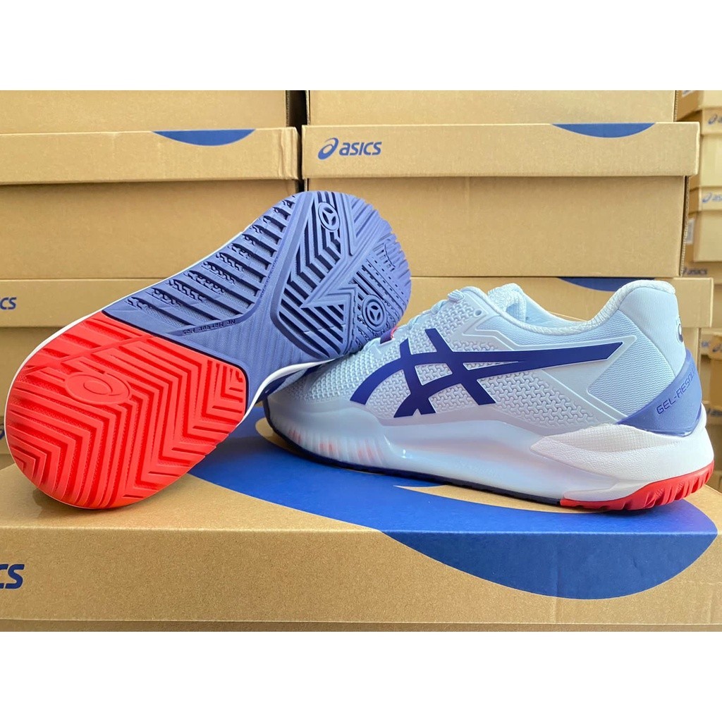 Asics Gel-Resolution 8 รองเท้าเทนนิส แบบนิ่ม สําหรับผู้หญิง
