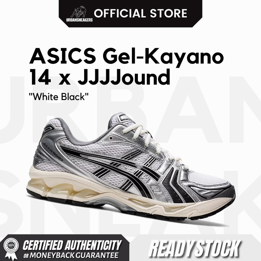 Asics Gel-Kayano 14x JJJJound สีขาว สีดํา | 1201a457 101