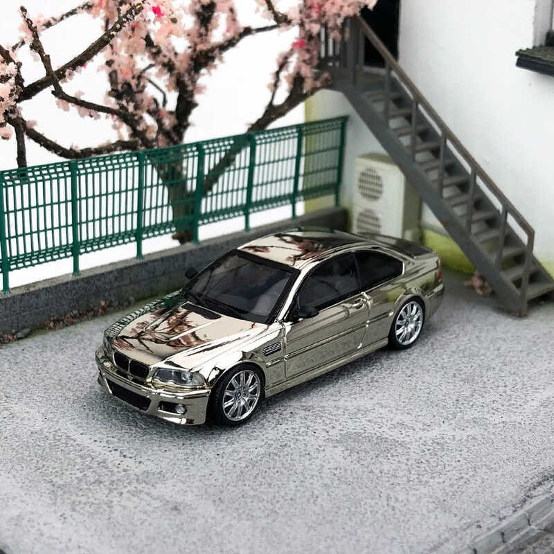 Street Weapon 1:64 BMW M3 CSL E46 รถเหล็กโมเดล