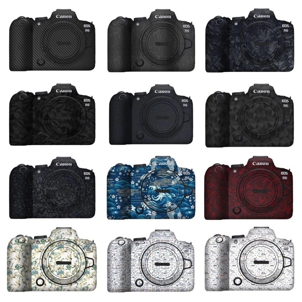 ฟิล์มสติ๊กเกอร์กล้อง Canon R6 R6II R7 R RP R5 R8 R10 R50 R5C ฟิล์มติดกล้องรวมทุกอย่าง