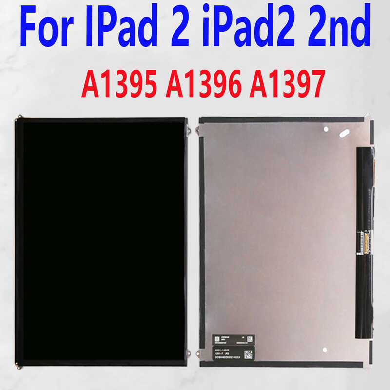 อะไหล่ A1395สำหรับ Ipad 2 Ipad2 2Nd A1397 A1396คุณภาพดั้งเดิมชุดประกอบดิจิไทเซอร์จอแสดงผล LCD