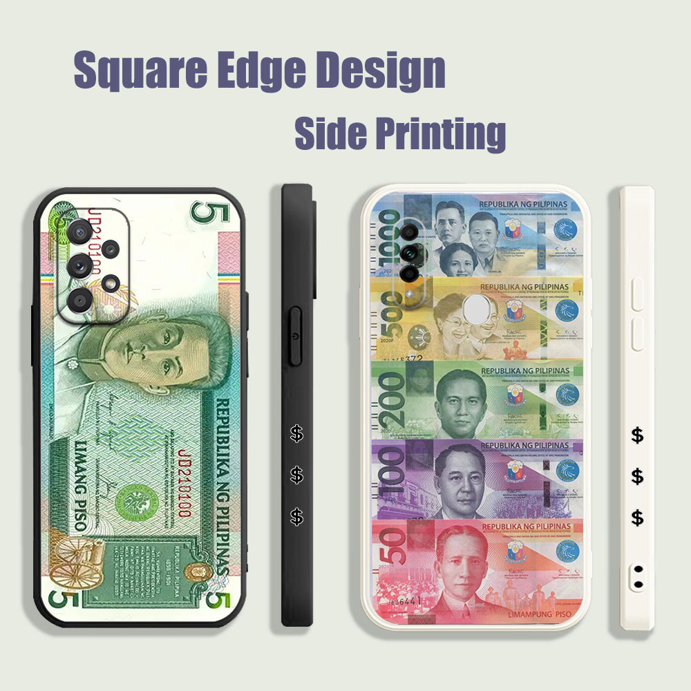 เคสสําหรับVivo Y15A Y15S Y11S Y1S Y11 Y81 Y81S Y81iเงินPesชุดห้าPeso IAS02 เคสโทรศัพท์สแควร์ขอบ