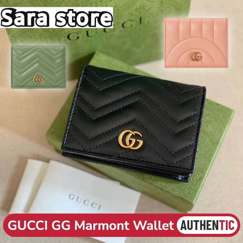 ♞,♘,♙กุชชี่ Gucci GG Marmont wallet กระเป๋าสตางค์กุชชี่ มีสีต่างๆให้เลือก
