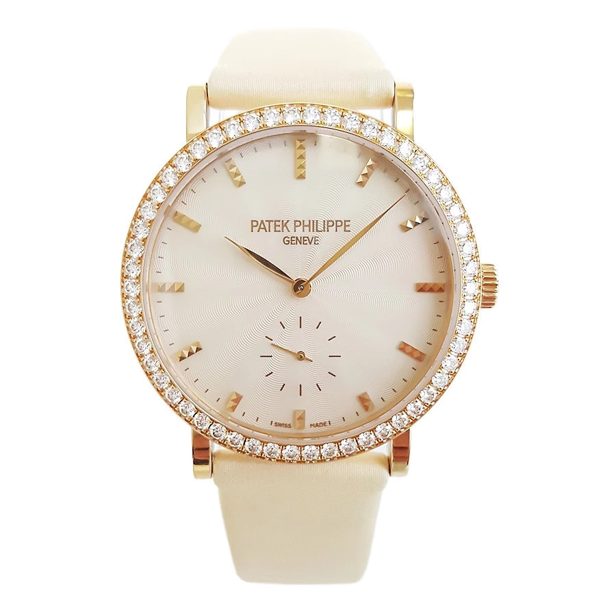 Patek Philippe Philippe Classical Watch 18K Rose Gold Original Diamond Manual Mechanical Ladies 712