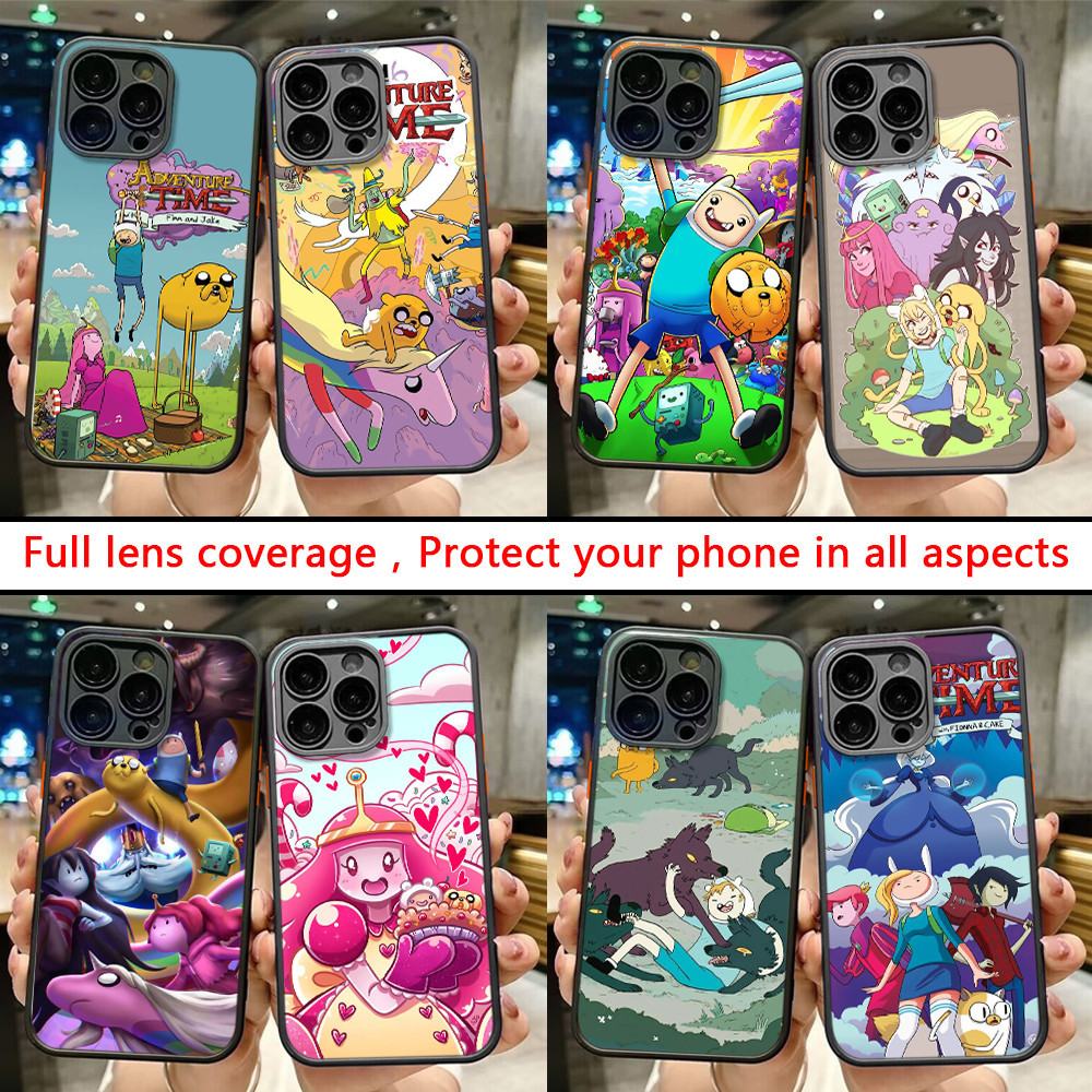เคสมือถือ แบบนิ่ม ลาย Adventure Time R18 สําหรับ iPhone 11 Pro Max 14 Plus
