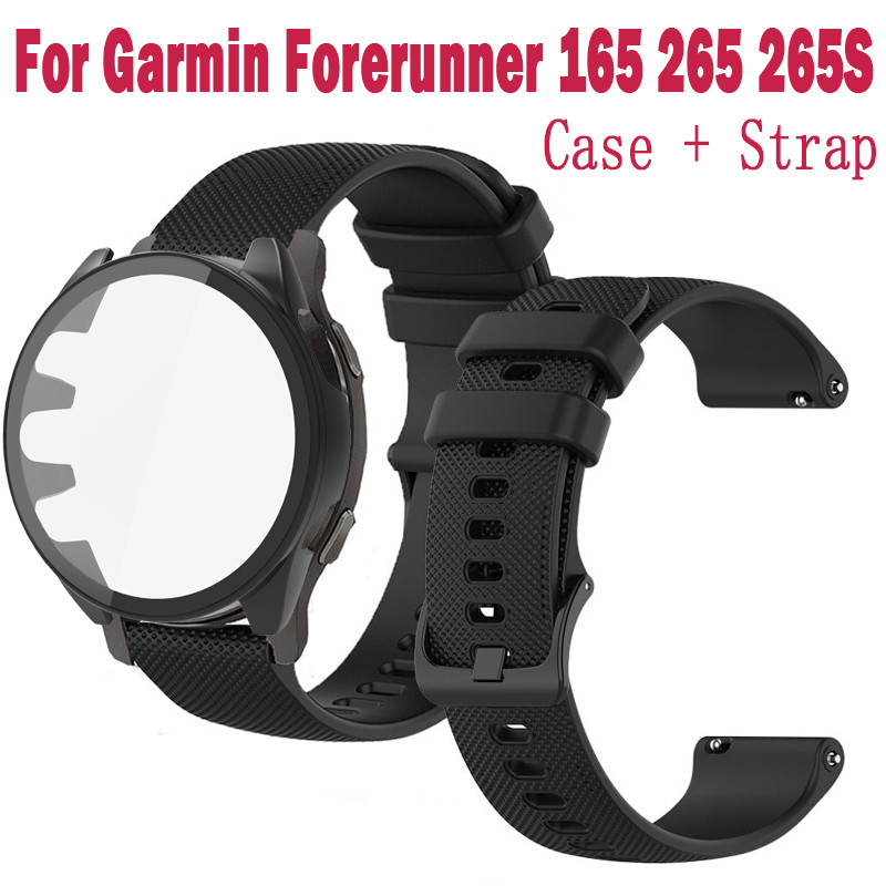 เคสซิลิโคน พร้อมสายคล้อง สําหรับ Garmin Forerunner 165 265 265S Forerunner 165 Music