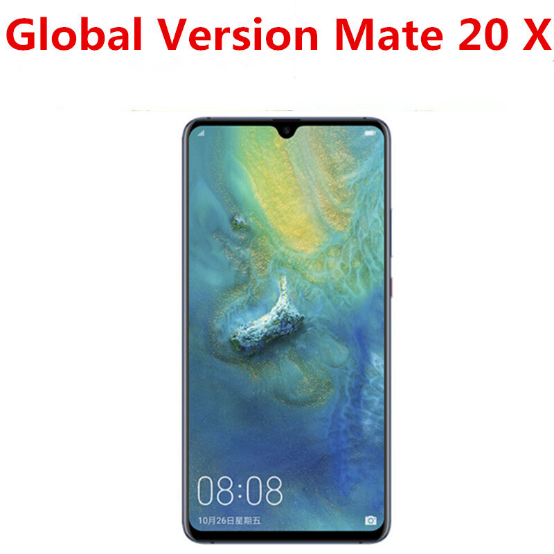 International รุ่น Huawei Mate 20 X Evr-L29โทรศัพท์มือถือ Kirin 980 6Gb RAM 128Gb ROM 7.2 "2K 2240X1080 40.0Mp NFC
