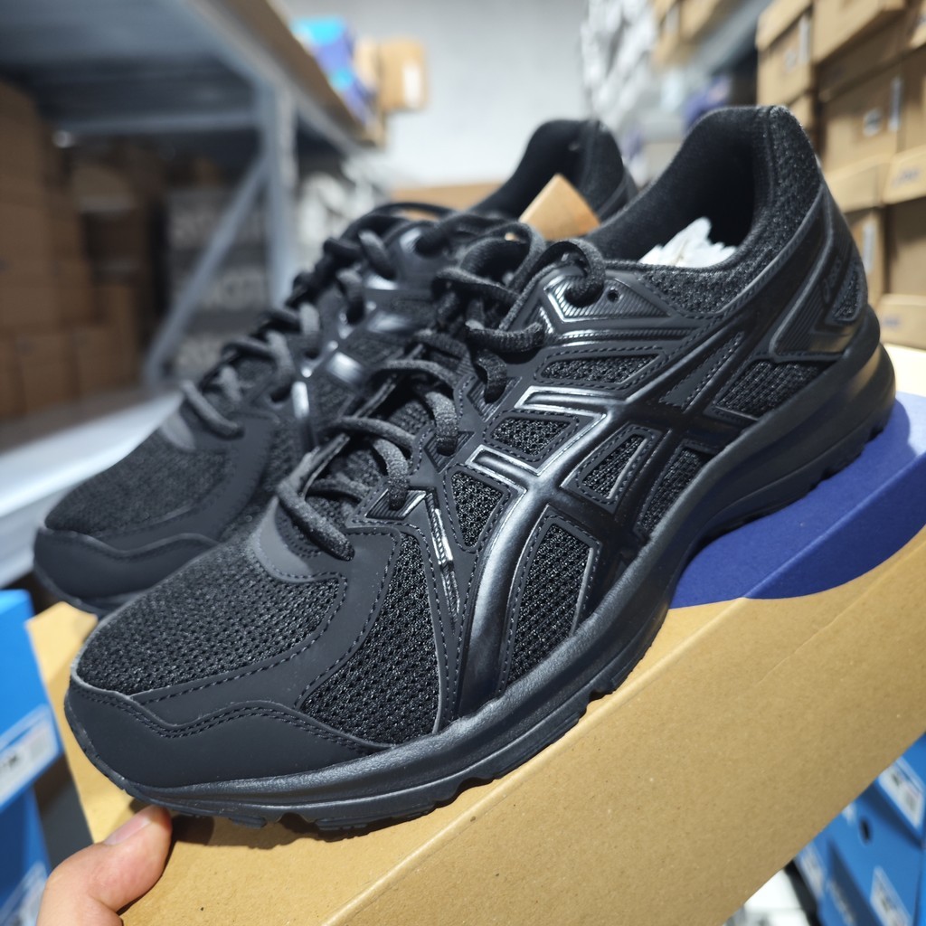 ♞Asics Asics Asics Asics JOG100 2 สีดํา Samurai ผู้ชายผู้หญิง Retro รองเท้าผ้าใบระบายอากาศรองเท้าวิ