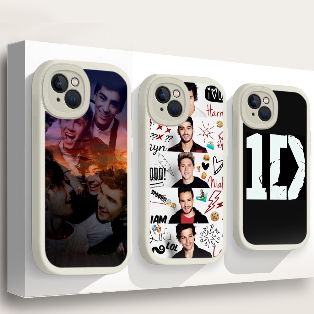 สําหรับ iPhone 14 Plus 15 Pro Max ซิลิโคนเหลว TPU soft Case K390 One Direction