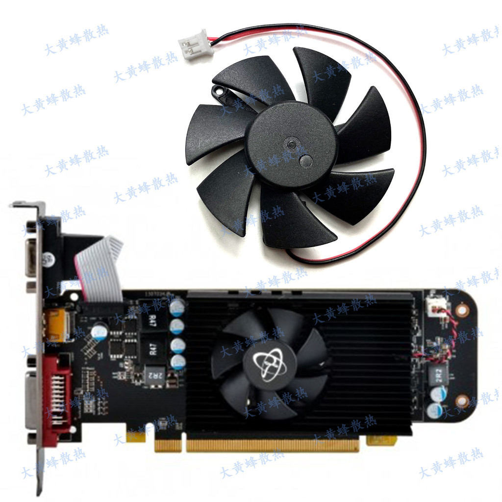 ใหม่ พัดลมระบายความร้อนการ์ดจอ XFX XFX R7 240 250 R5 230 HD6670