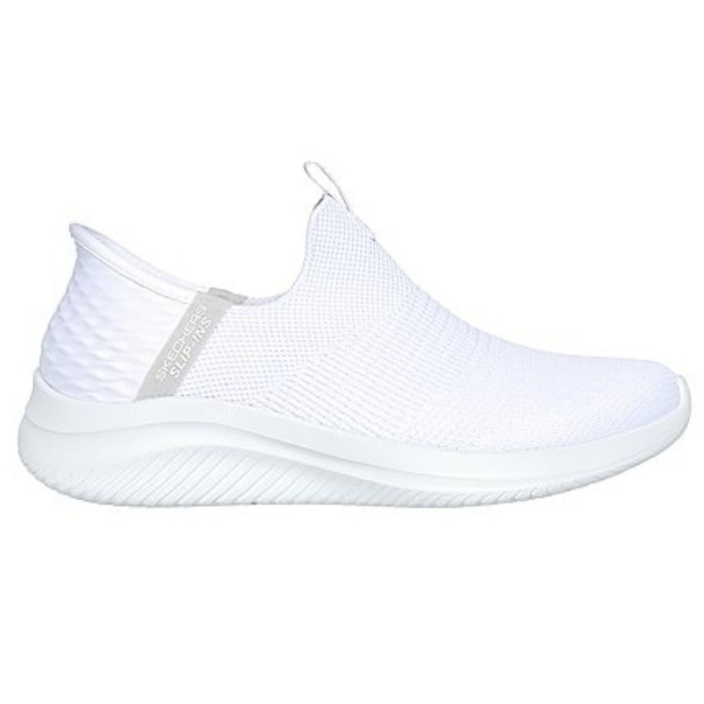 Skechers รองเท้าผ้าใบ สลิปออน อัลตร้าเฟล็กซ์ 3.0 สีขาว สําหรับผู้หญิง 149708Wht