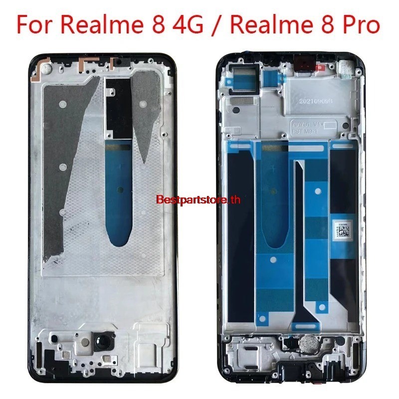 Besth- กรอบหน้าจอ LCD สําหรับ OPPO Realme 8 Pro RMX308 Realme 8 4G RMX3085 1