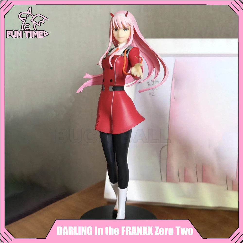โมเดลฟิกเกอร์ DARLING in the FRANXX Anime Girl Figure POP UP PARADE Zero Two 02 ขนาด 18 ซม. สําหรับเก็บสะสม