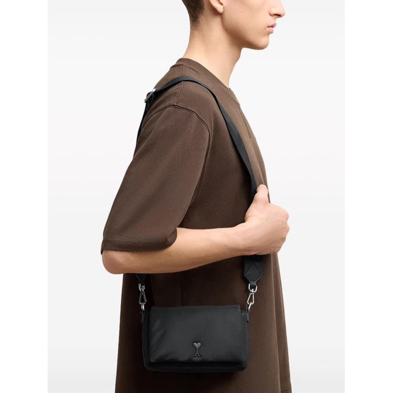 Ami Paris กระเป๋าสะพาย ของแท้ สีดำ