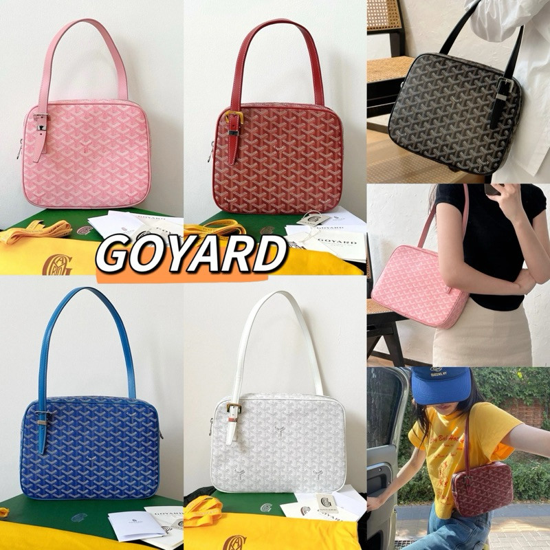 100% แบรนด์ใหม่แท้ GOYARD วินเทจสแควร์ Tote กระเป๋าสะพายหลายสีตัวเลือก