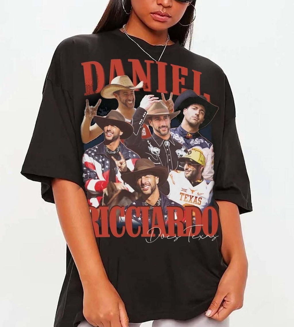 เสื้อเชิ้ต ลาย Daniel Ricciar Ricciardo GP สไตล์วินเทจ ใส่สบาย สําหรับแฟนคลับ F1