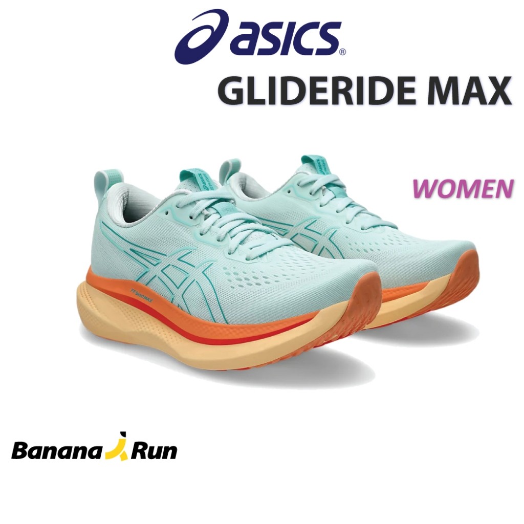♞,♘Asics Women's Glideride Max รองเท้าวิ่งผู้หญิง Bananarun gh