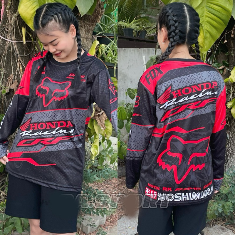 EvoNova เสื้อแขนยาวพิมพ์ลาย FOX