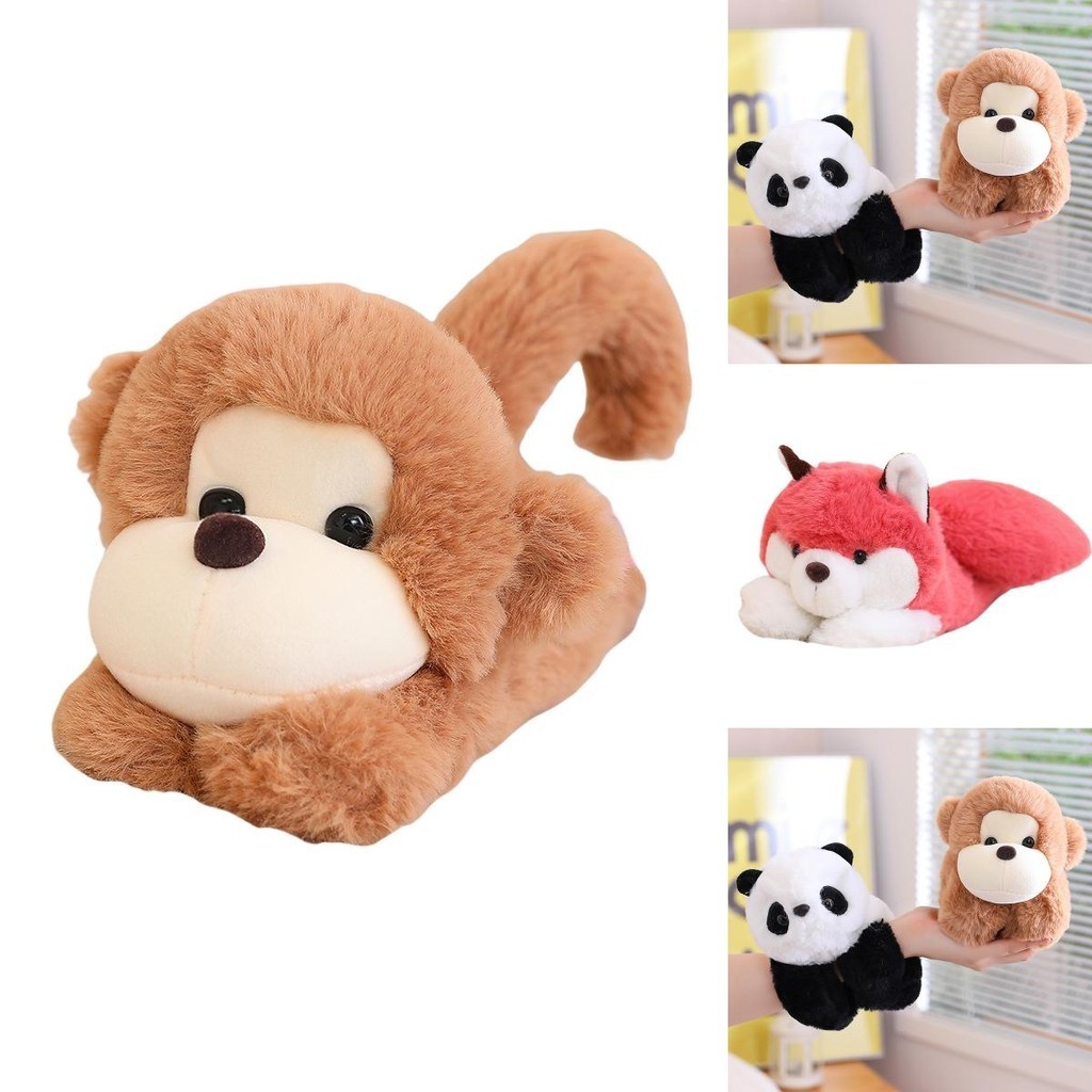 สร้อยข้อมือ จี้ตุ๊กตาสัตว์ ทรงกลม ของเล่นสําหรับเด็ก