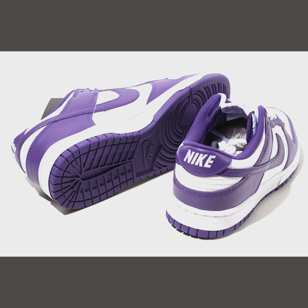 Nike DUNK LOW RETRO COURT PURPLE มือสอง ส่งตรงจากญี่ปุ่น ขนาด 28 ซม.
