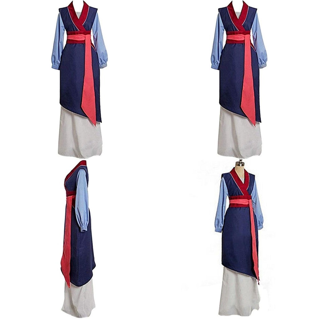 ชุดกิโมโน เครื่องแต่งกายคอสเพลย์ ภาพยนตร์ Mulan แบบดั้งเดิม สําหรับปาร์ตี้ฮาโลวีน
