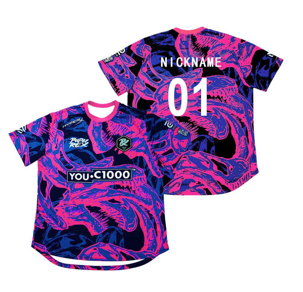 Paper Rex 2024 Jersey Unisex S-5XL ฟรีชื่อและตัวเลข