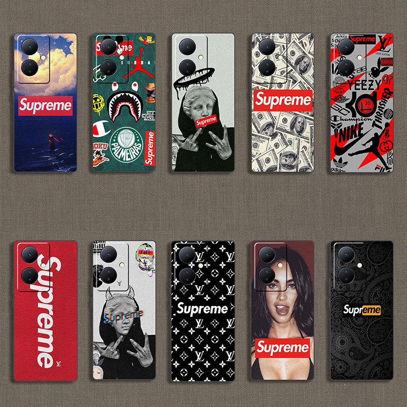 เคสโทรศัพท์สีดําแบบนุ่มสําหรับ Vivo Y78 5G Y78 PLUS Supreme