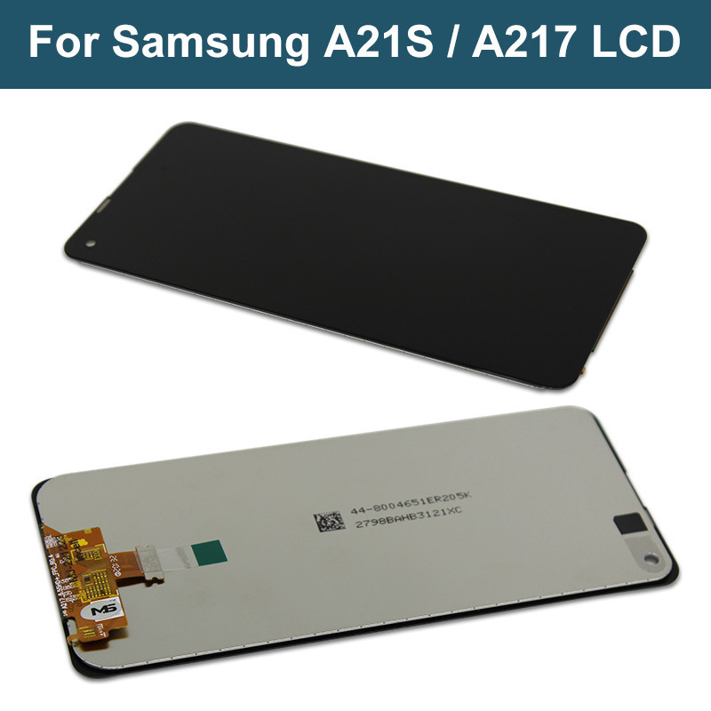 6.5 "จอแอลซีดีสำหรับซัมซุงกาแล็คซี่จอแสดงผล A217 หน้าจอสัมผัสแอลซีดีจอแสดงผลดิจิตอลจอแสดงผลสำหรับ Galaxy A21s A217f LCD