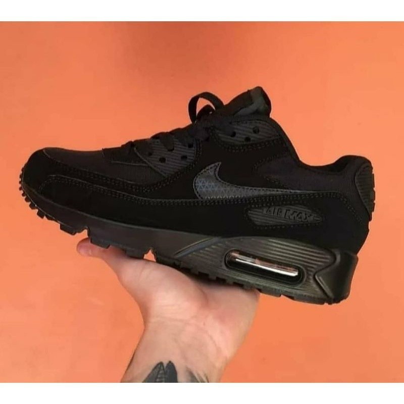 Nike Air Max 90 imported black sneakers