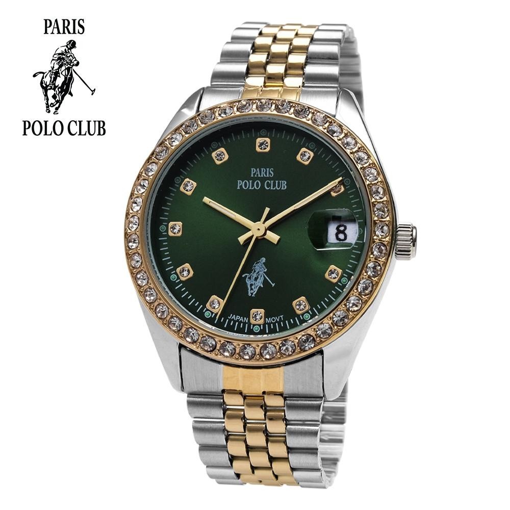 ♞Paris Polo Club230206 นาฬิกาข้อมือผู้หญิง Paris Polo นาฬิกาปารีส โปโล สุดหรู ประกันศูนย์ไทย1ปี