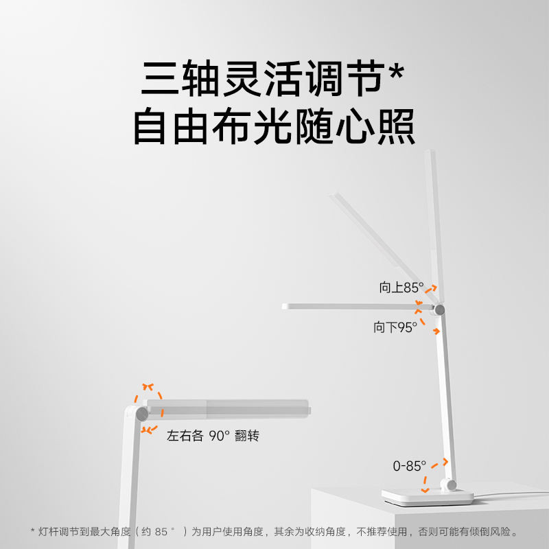 Xiaomi Official Flagship Store Mijia Desk Lamp 2lite นักเรียนและเด็กเรียนรู้การอ่านการอ่านการมองการ