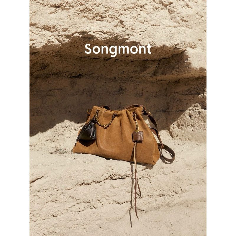 พรีออเดอร์ 12-15วัน [แบรนด์แท้] กระเป๋า Songmont Bag - Small Medium Suede Gather Bag | รุ่นและสีอื่