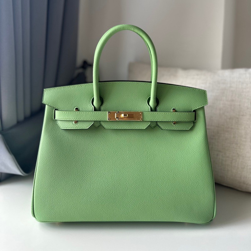 กระเป๋าสะพายข้าง#hermes30CM EPSOM SPECIAL ODER RARE COLOR  COLOR -> VERT CRIQUET  Special Oderสีหาย