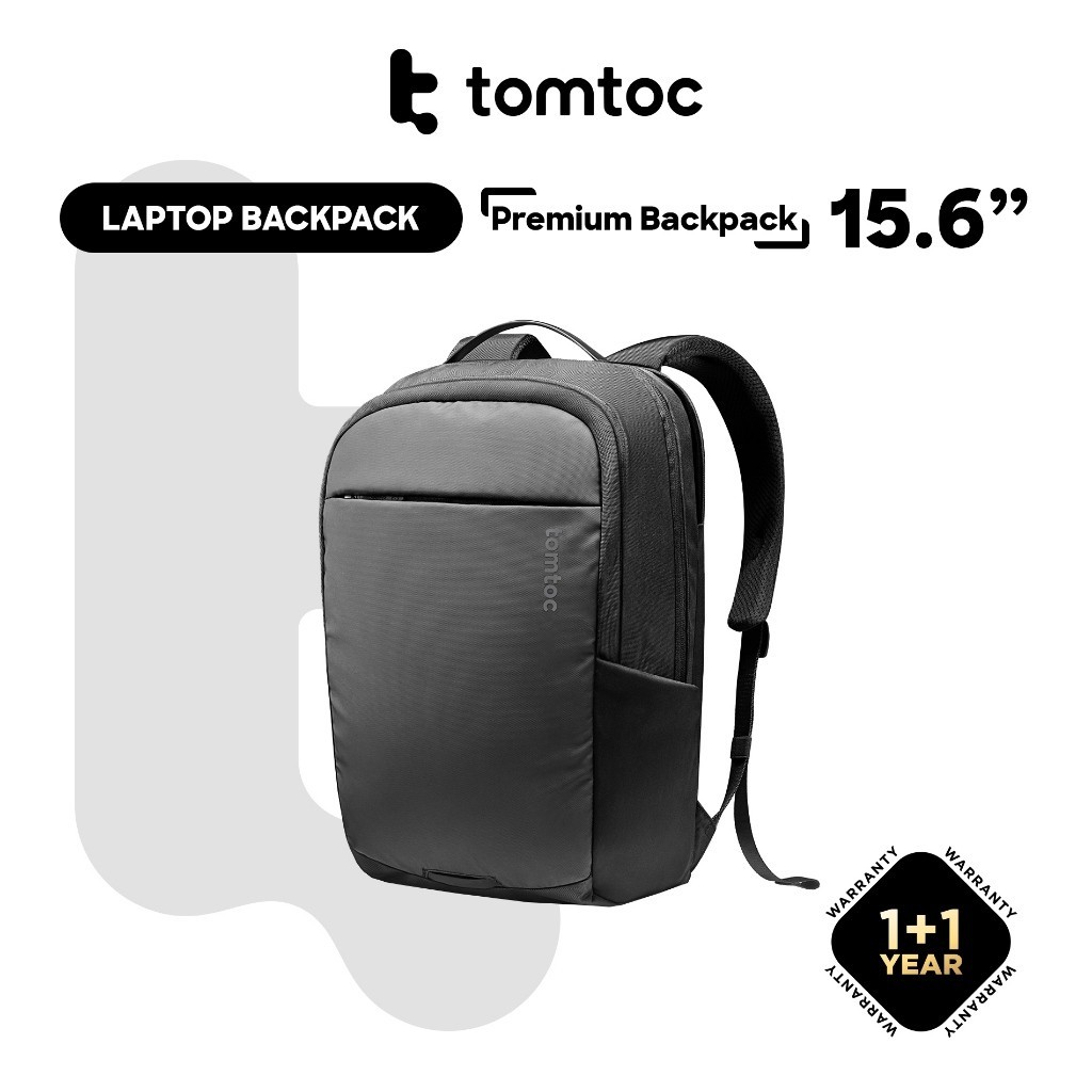 Tomtoc กระเป๋าเป้สะพายหลัง พรีเมี่ยม 15.6 นิ้ว สําหรับใส่แล็ปท็อป MacBook Surface MateBook HP