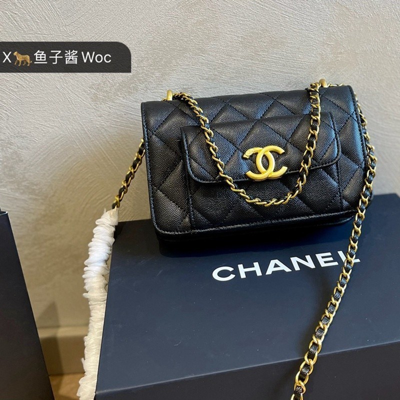 CHANEL 2022 Hot Style Messenger Bag Chain Bag Lady Bags Shopping Essentials Fashion Wild Classic St