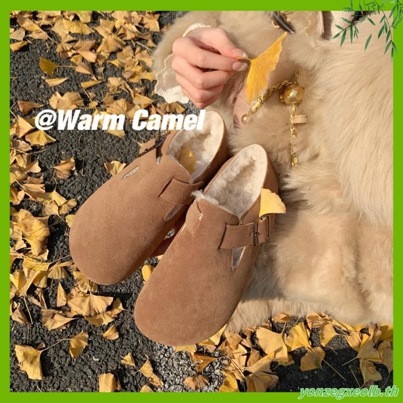 ♞,♘Birkenstock Arizona Leather Sandals รองเท้าแตะผู้ชายและผู้หญิงหนังแท้รองเท้าขี้เกียจ ahua bb