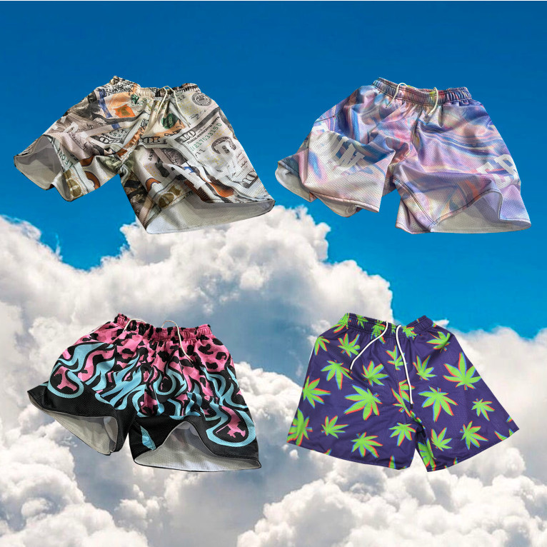 LOCKED IN ABOVE THE KNEE MESH SHORTS (DESIGN 1)