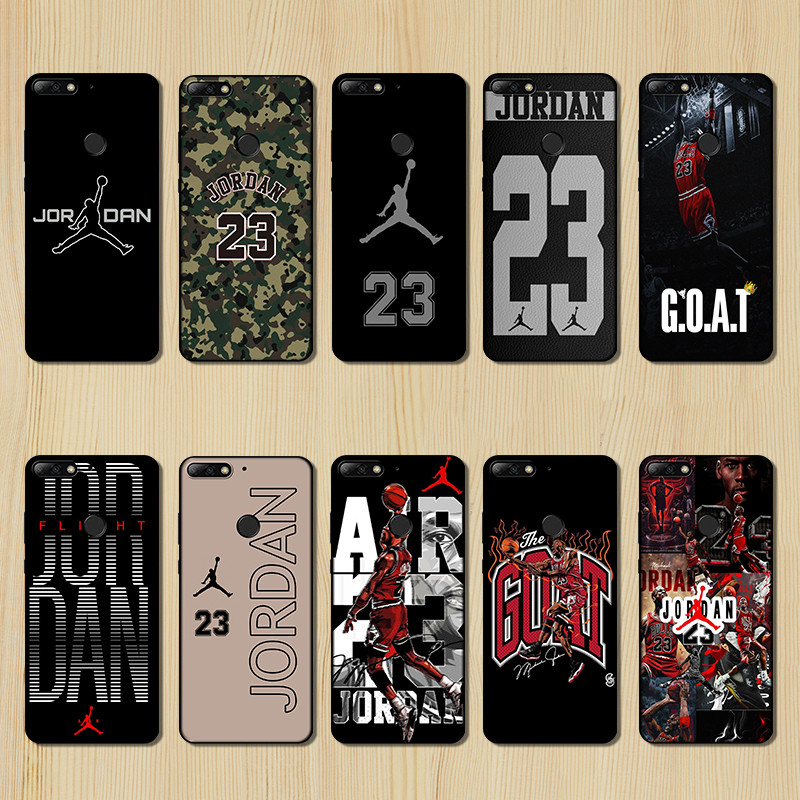 ทาสีเคสโทรศัพท์สําหรับ Huawei Y6P Y7A Y8P Y9A Y5 Y6 Prime HT28 jordan 23 การออกแบบป้องกันการล่มสลายฝ