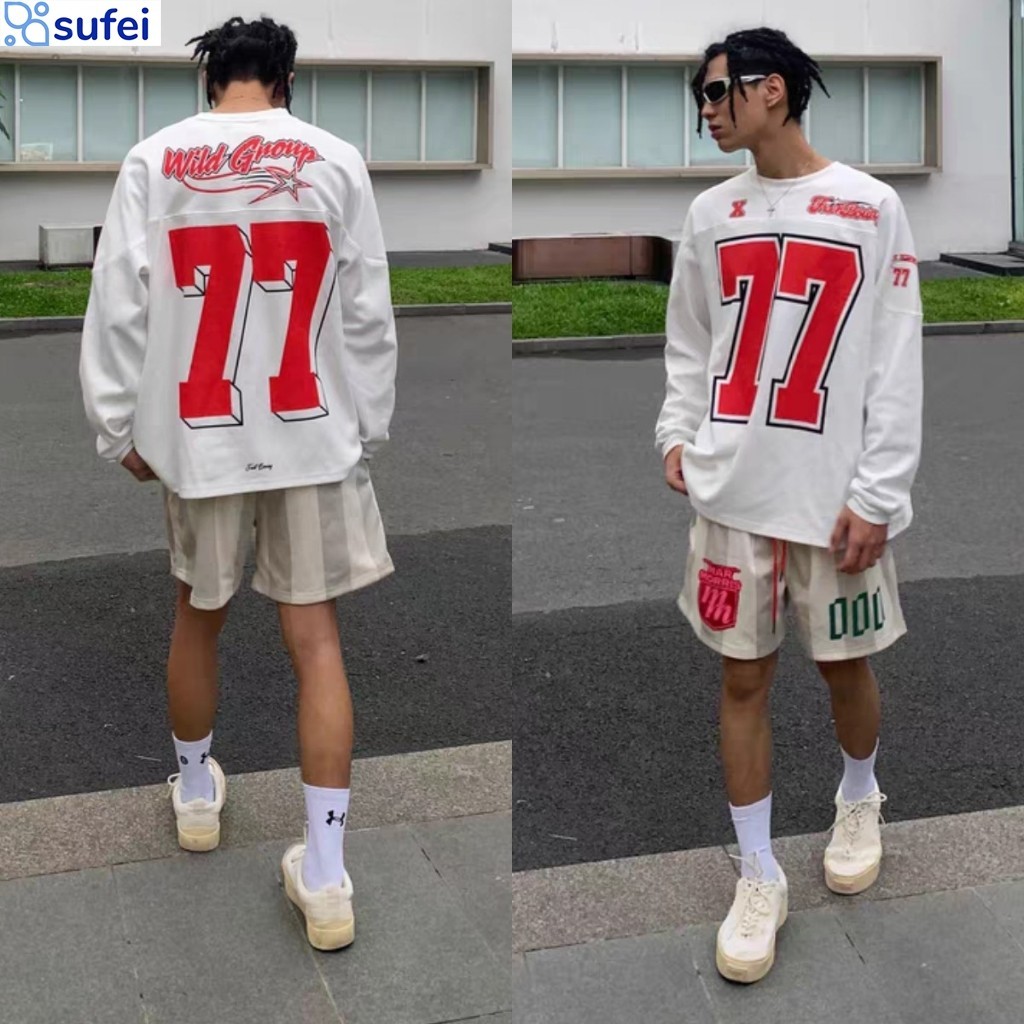 Aesthetic กางเกงขาสั้นตาข่ายคู่สําหรับผู้ชาย Quick-Drying Breathable Comfort Casual Urban Pipe กางเก