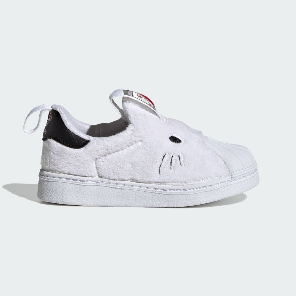 Adidas Adidas Originals X Hello Kitty Sst 360 Kids รองเท้าผ้าใบ สีขาว สําหรับเด็ก Id9718
