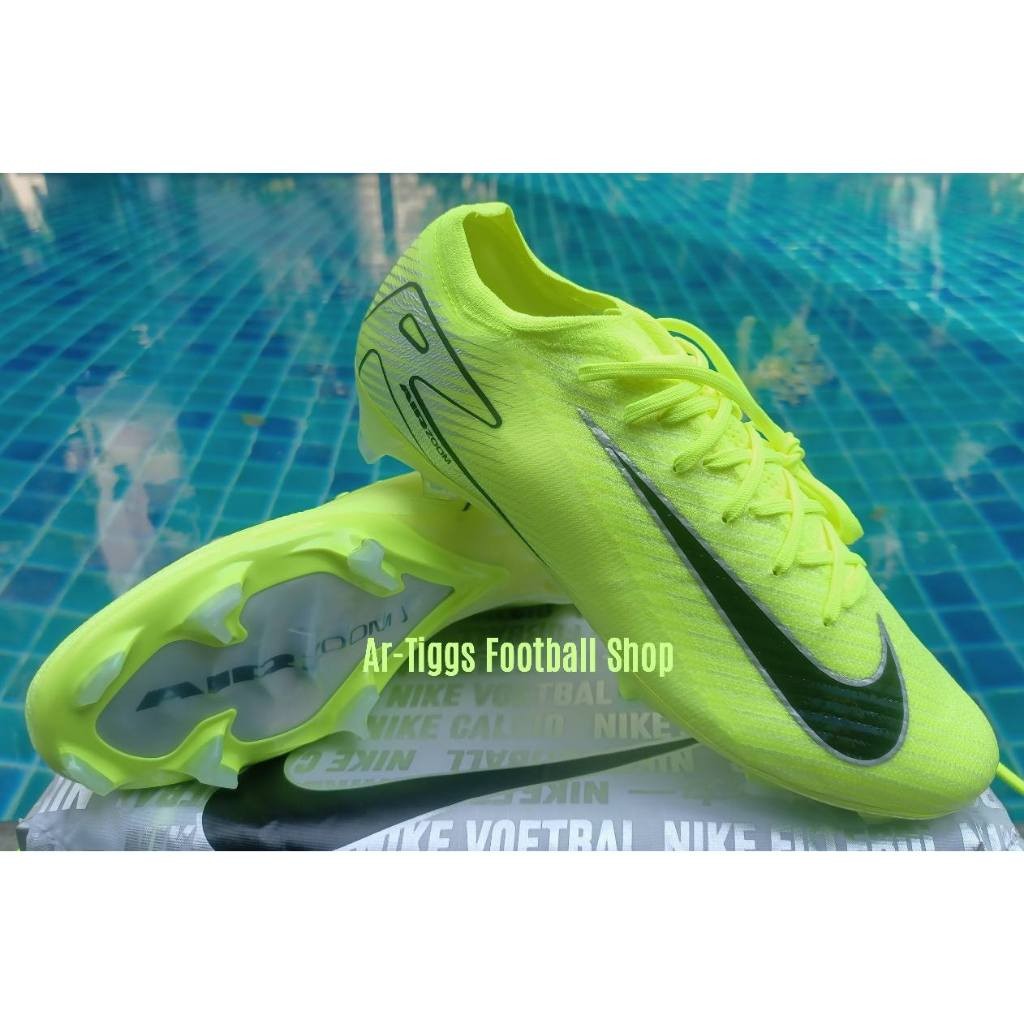 ♞,♘,♙รองเท้าฟุตบอล Nike Air Zoom Mercurial Vapor 16 Elite FG (MAD Voltage Pack) ท็อปของแท้ 100% jh