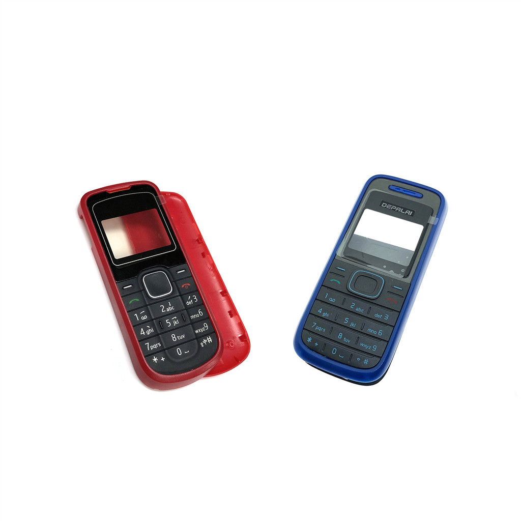 เคสโทรศัพท์มือถือ พร้อมปุ่มกดแบตเตอรี่ สําหรับ Nokia 1202 1200 1208