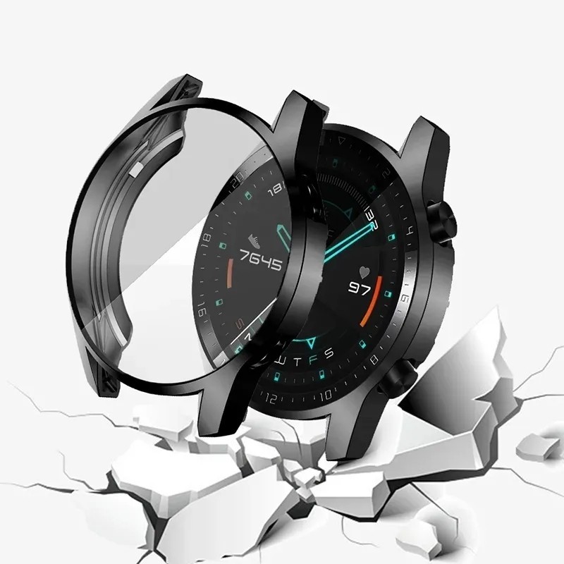 เคสนาฬิกาข้อมือ TPU ป้องกันเต็มจอ สําหรับ Huawei Watch 4 Pro GT3 Pro 43 มม. 46 มม. Watch 4Pro