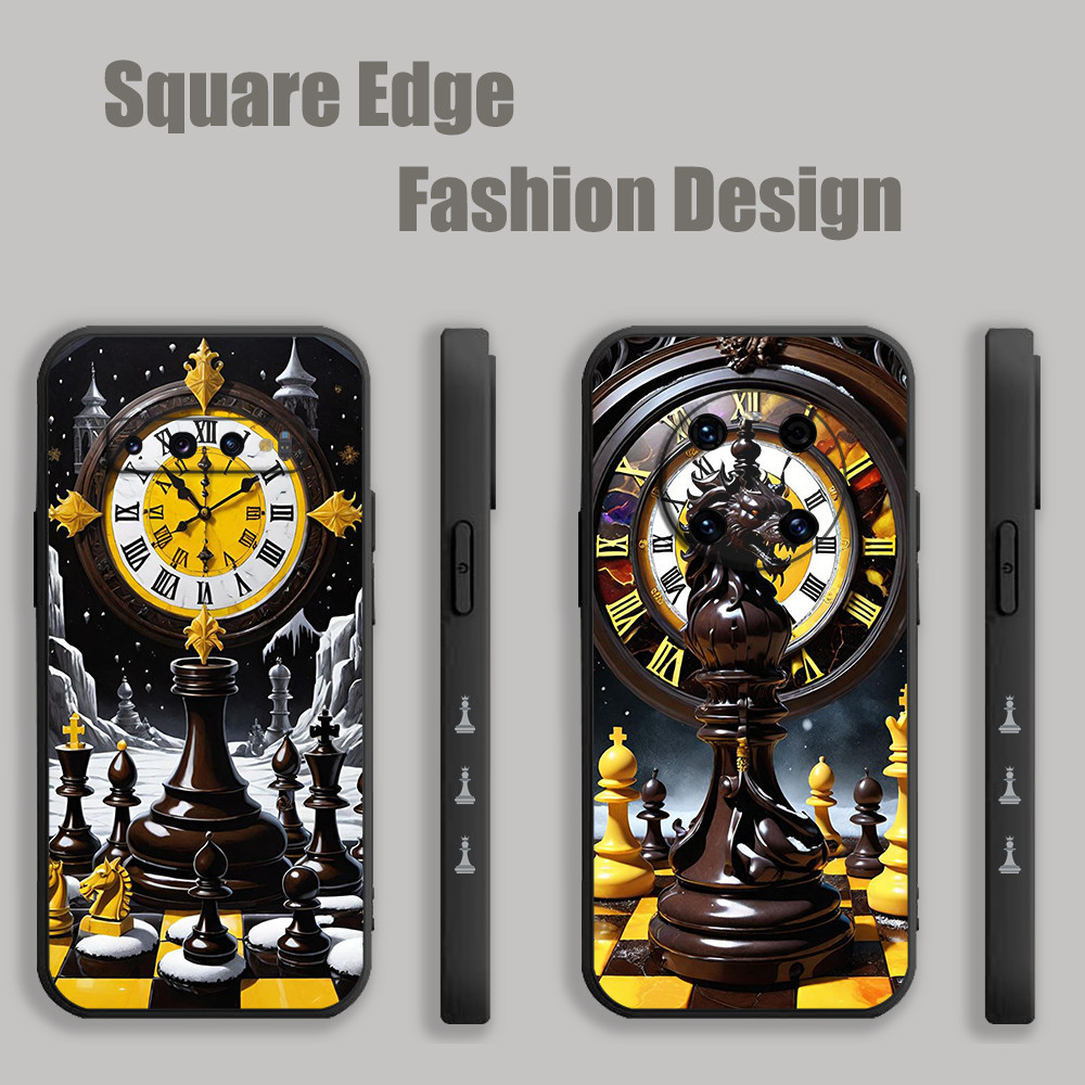 ปลอกสําหรับ Vivo Y33S Y21 Y21S Y02 Y21T Y33T Y73 V21E Y22S King International Chess Art Design Aesth