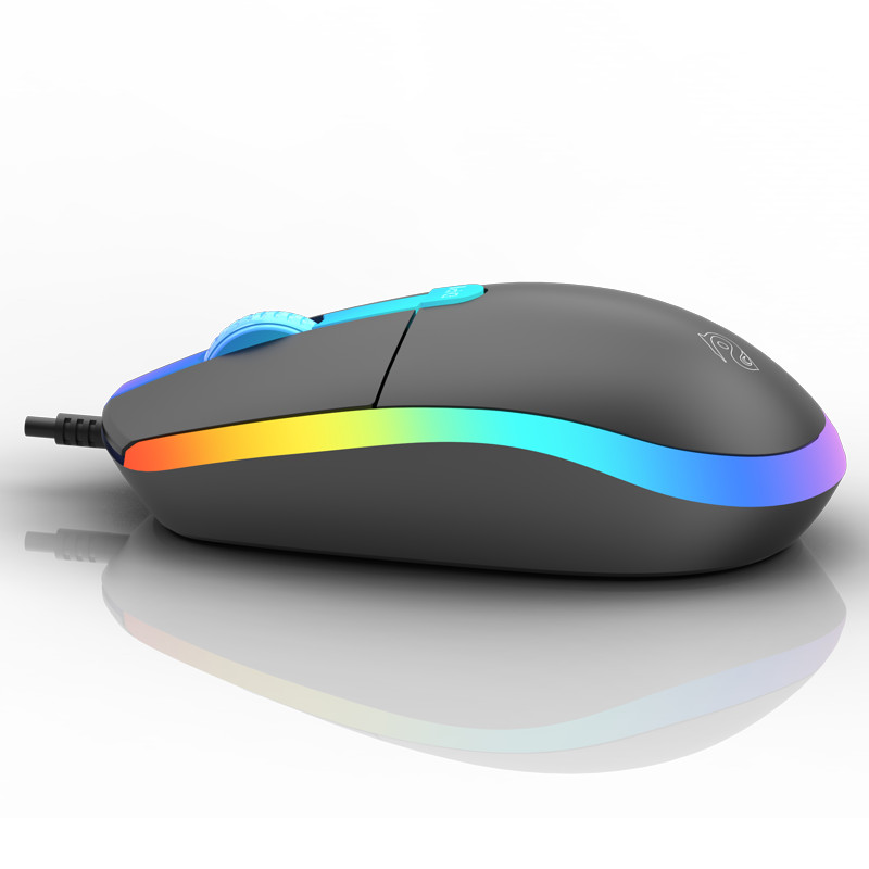 ♞,♘,♙R20 เมาส์สำหรับเล่นเกมเงียบเมาส์แบบมีสายคอมพิวเตอร์ E-Sports Office Desktop Notebook Universal