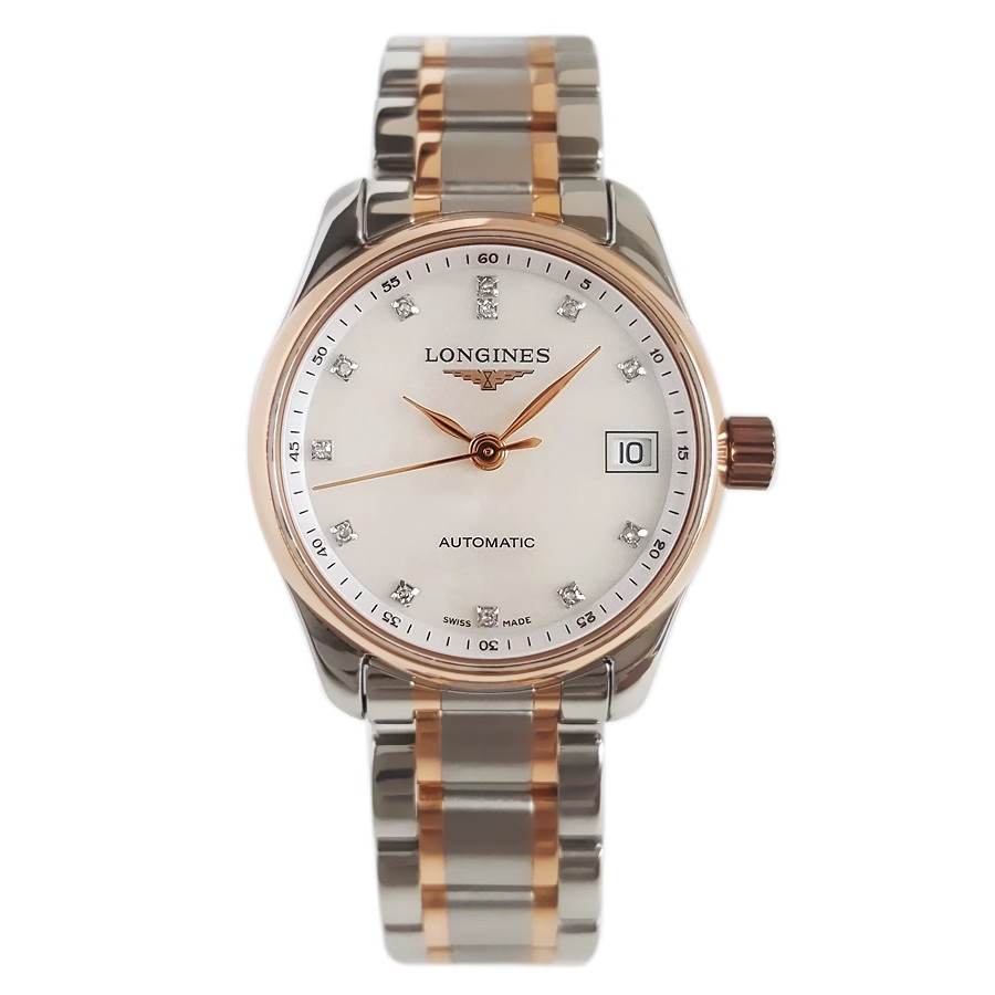 ชุด Longiness Master Series 18K Rose Gold นาฬิกากลไกอัตโนมัติหญิง L2.128.5.89.7